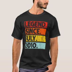 12. Geburtstag seit Juli 2010 12 Jahre alt T-Shirt