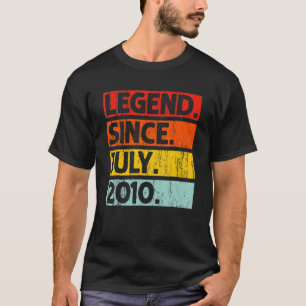 12. Geburtstag seit Juli 2010 12 Jahre alt T-Shirt