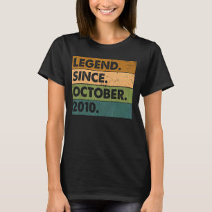 12. Geburtstag seit Oktober 2010 12 Jahre T-Shirt