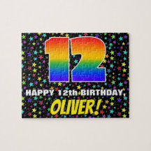 12. Geburtstag — Spaß, farbenfrohe Sternenweltenmu