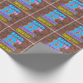 12. Geburtstag: Spaß, Urban Graffiti Inspiriert Lo Geschenkpapier (Ecke)