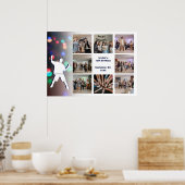 12. Geburtstag Tanz Party FotoCollage Vorlage Poster (Küche)