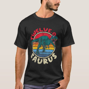 12. Geburtstag Zwölf O Tyrannosaurus Rex I Familie T-Shirt