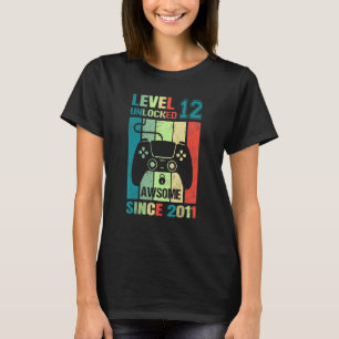 12. Geburtstagskleidung Stufe 12 Entsperrt Phantas T-Shirt
