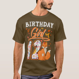 12. Geburtstagsmädchen Niedlich für Lover Zoo Anim T-Shirt
