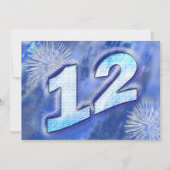 12. Geburtstagsparty Einladung (Vorderseite)