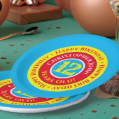 12. Geburtstagsparty Paper Teller