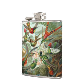 12 gezeichnet amerikanische Kolibris Flachmann (Links)