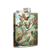 12 gezeichnet amerikanische Kolibris Flachmann (Rechts)