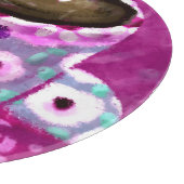 12" Glasfaserkleidung mit Abstrakter Kaffeemaschin Schneidebrett (Ecke)