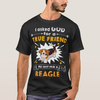 12 Gott Wahrer Freund ein Beagle Gefragt T-Shirt