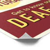 12 Gründe für das Lernen von ASL. Poster (Ecke)