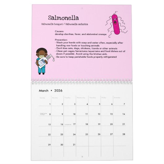 12 Gründe, Niedliches Keim zu waschen Kalender (Mär 2026)