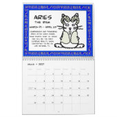 12 Häschen des Kalenders des Tierkreis-2011 Kalender (Mär 2027)