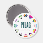 12 Herz-Kreislauf-PFLAG-Magnet Magnet (Vorderseite/Rückseite)