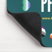 12 Herz-Kreislauf-PFLAG-Mousepad Mousepad (Ecke)