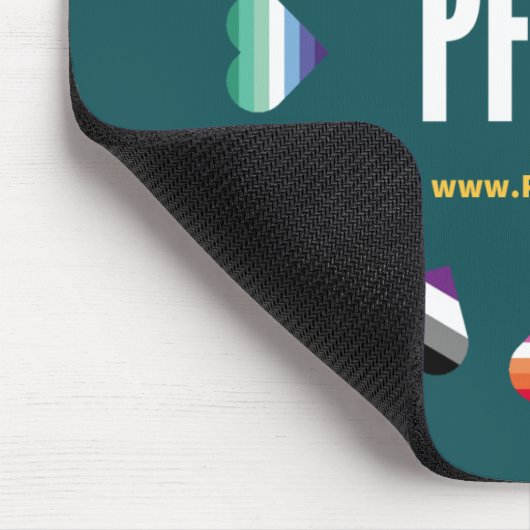 12 Herz-Kreislauf-PFLAG-Mousepad Mousepad (Ecke)