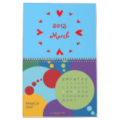 12 Herzen 2013 Kalender (Mär 2027)