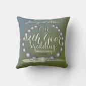 12. Hochzeit-Jubiläum Kissen (Rückseite)