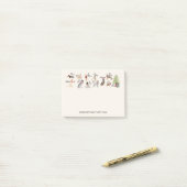 12 Hunde Weihnachten in den Post-it Klebezettel (Auf Schreibtisch)