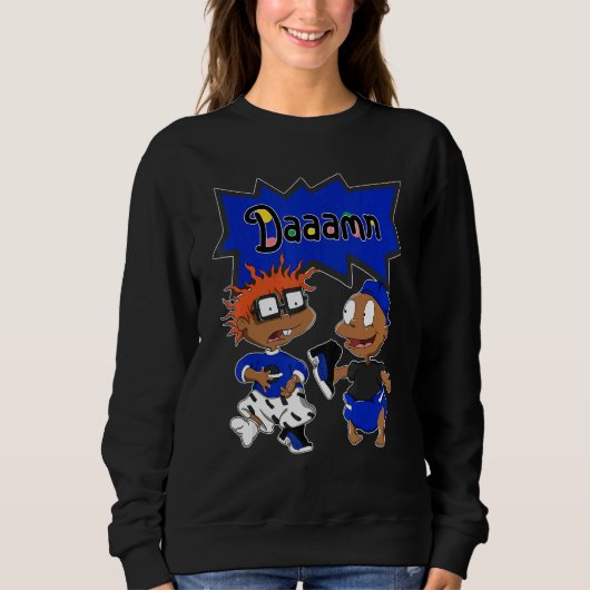 12 Hyper Royal 90s Melanin Got Em Shoes Hyper Roya Sweatshirt (Vorderseite)