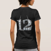 12 Imitate -"Diamant Bling" T-Shirt (Rückseite)