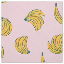 (12 in) Coole Bananenbilder mit rosa Hintergrund