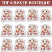 12 In einem Niedlichen Individuelle Name Snack Tim Aufkleber (Vorderseite)