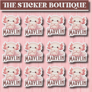 12 in einem Niedlichen Individuelle Name Sweet Axo Aufkleber