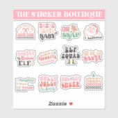 12 in einem spielerischen Weihnachtspaket - festli Aufkleber (Blatt)