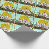 12 israelische Stämme, Simeon Art Wrapping Paper Geschenkpapier (Ecke)