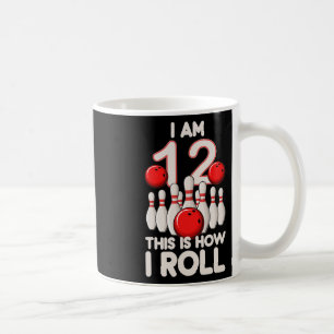 12 Jahre alt Bowling Party 12. Geburtstag ist, wie Kaffeetasse