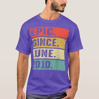 12 Jahre alt Epic Seit Juni 2010 12. Geburtstag Gi T-Shirt
