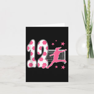 12 Jahre alt Geburtstag Fußball Lover 12. Fußball  Karte