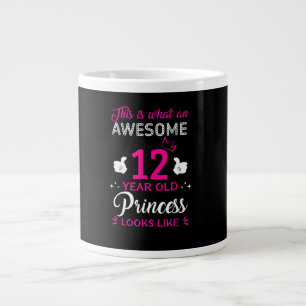 12 Jahre alt Geburtstagsgeschenk für Prinzessin Jumbo-Tasse