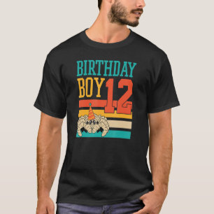 12 Jahre alt Niedlich Jumping Spider Geburtstag Ju T-Shirt