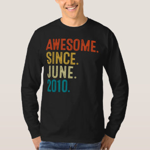 12 Jahre alt Phantastisch seit Juni 2010 12. Gebur T-Shirt