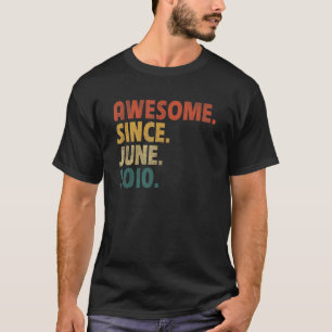 12 Jahre alt Phantastisch seit Juni 2010 12. Gebur T-Shirt