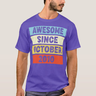 12 Jahre alt Phantastisch seit Oktober 2010 12. Ge T-Shirt