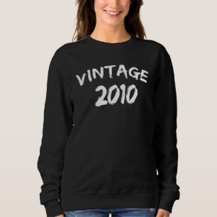 12 Jahre alt Vintag 2010 12. Geburtstag Sweatshirt