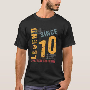 12 Jahre alt Vintag 2010 12. Geburtstagsdekoration T-Shirt