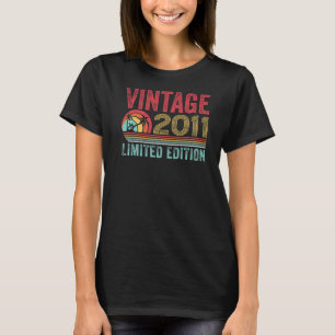 12 Jahre alt Vintag 2011 12. Geburtstag T-Shirt