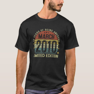 12 Jahre alte Geschenke März 2010 Limited Edition  T-Shirt