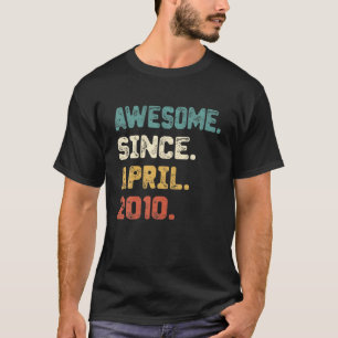 12 Jahre Alte Geschenke Phantastisch seit April 20 T-Shirt