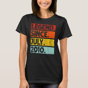 12 Jahre alte Legende Seit Juli 2010 12. Geburtsta T-Shirt