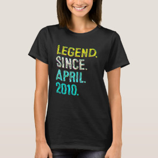 12 Jahre alte Vintage Legende seit 12. April 2010 T-Shirt