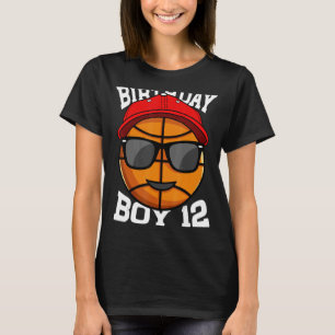 12 Jahre alter 12. Geburtstag Basketball für Junge T-Shirt