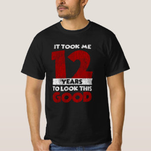 12 Jahre alter Tag sah ich gut aus 12. Geburtstag T-Shirt