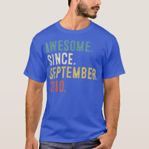 12 Jahre Altes Geschenk Phantastisch seit Septembe T-Shirt