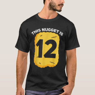 12 Jahre altes Hühnchen Nugget Geburtstagsparty T T-Shirt